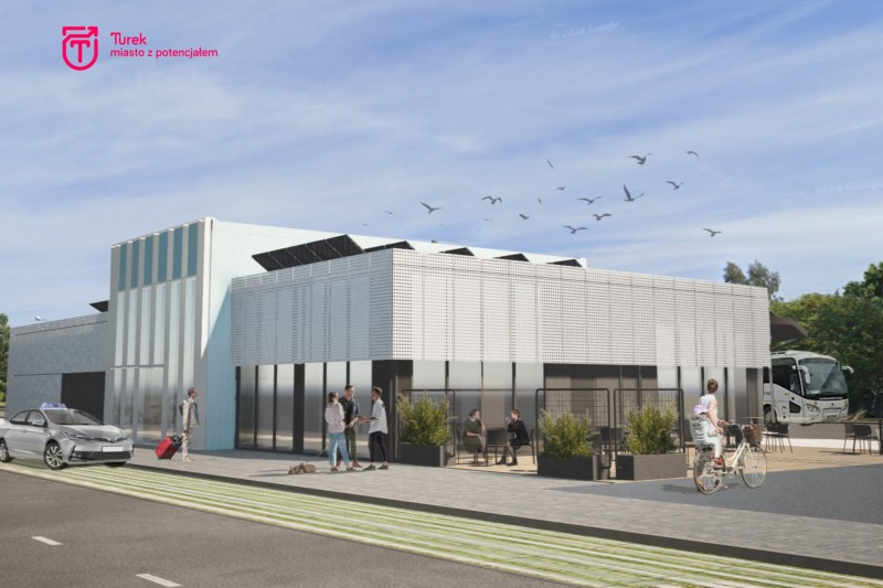 Wizualizacja centrum przesiadkowego w Turku