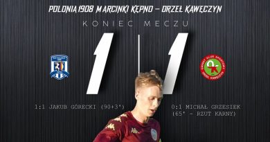 Orzeł Kawęczyn zremisował w Kępnie. Punkt z niedosytem