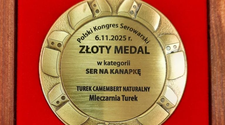 Złoto dla sera Turek Camembert na kongresie serowarskim