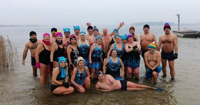 Otwarcie sezonu morsowego nad zbiornikiem w Przykonie