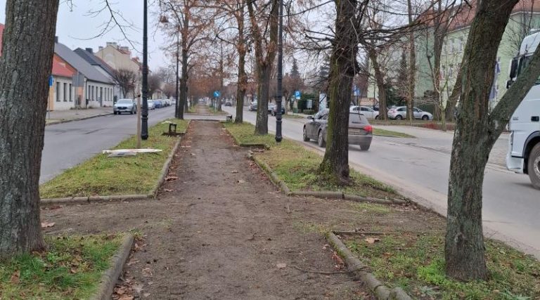 Ścieżka rowerowa wzdłuż Kaliskiej i Gorzelnianej z unijnym wsparciem