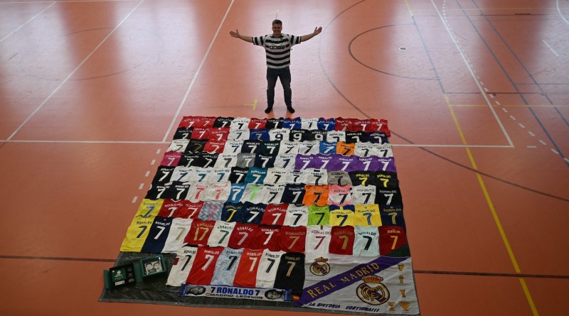 103 koszulki Cristiano Ronaldo w kolekcji Kacpra z Grąbkowa