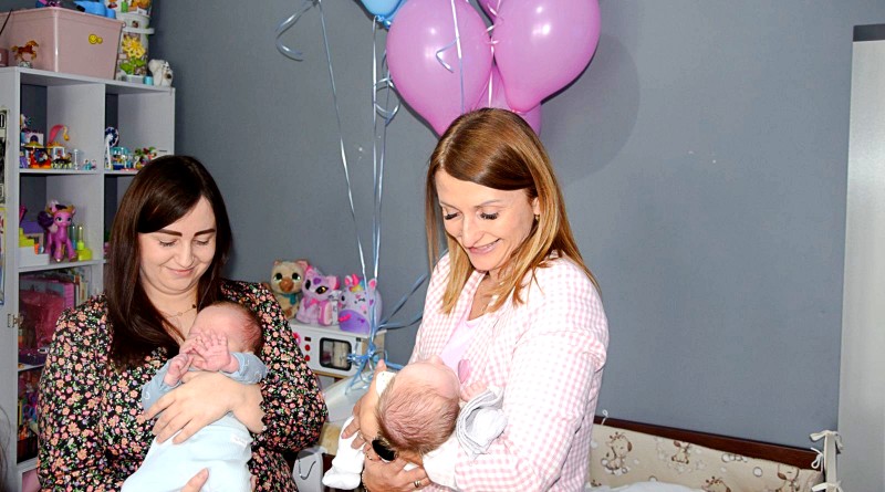 Michalina i Nikodem witają 2026 rok w gminie Tuliszków