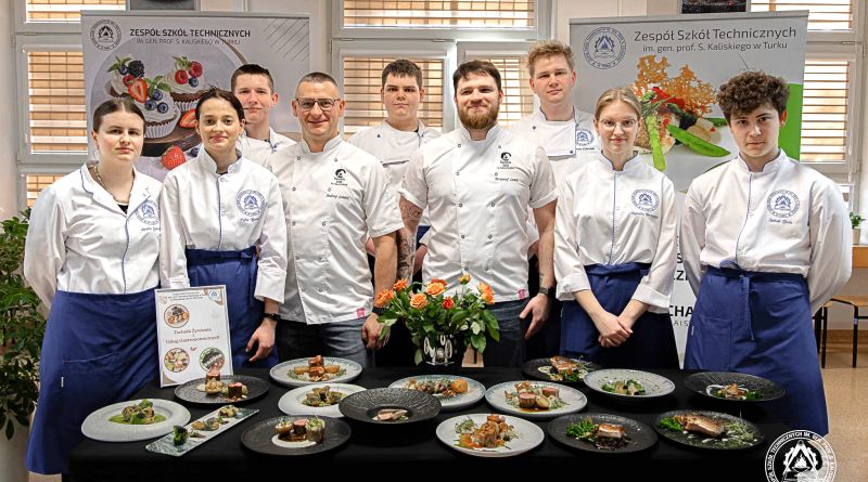 Kulinarne warsztaty w ZST Turek z mistrzem kuchni