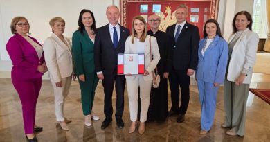 Delegacja z Tuliszkowa w Pałacu Prezydenckim