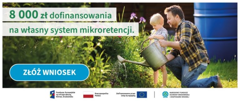 Mikroretencja 2026. Nawet 8 tys. zł na deszczówkę