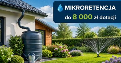 Mikroretencja. Nawet 8 tys. zł na deszczówkę