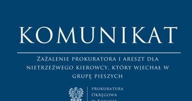 45-latek trafił do aresztu po wypadku w Skęczniewie