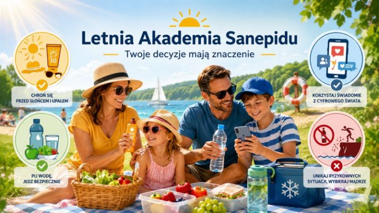 Letnia Akademia Sanepidu uczy bezpiecznych wakacji