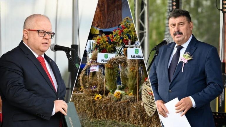 Dożynki w Dziadowicach. Ostry polityczny spór. Bartosik kontra Młynarczyk