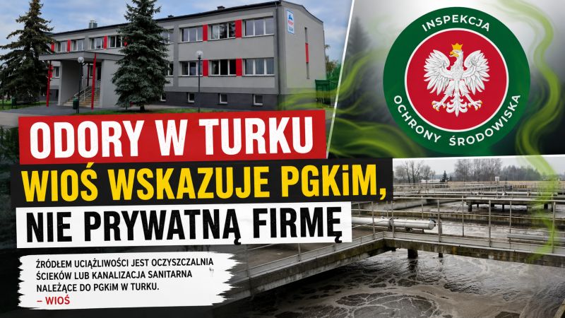 Miało śmierdzieć z prywatnej firmy. WIOŚ wskazuje PGKiM
