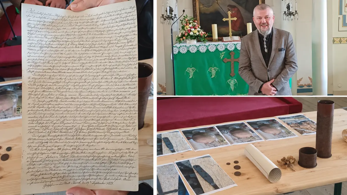 Kapsuła czasu z 1851 roku odnaleziona w Turku
